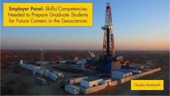 Typical Geoscience Jobs in a Large Petroleum Exploration &amp; Production Company  New Graduate