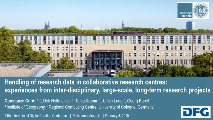 experiences from inter disciplinary large scale long term