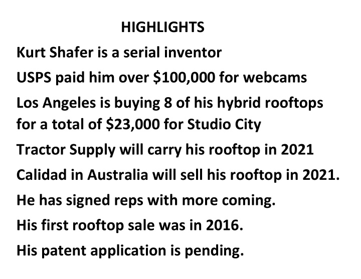 highlights kurt shafer is a serial inventor usps paid him