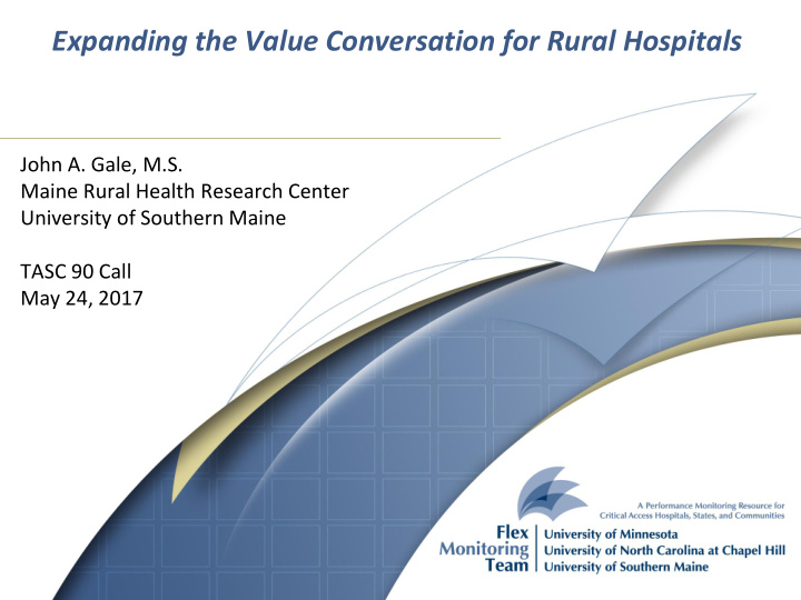 expanding the value conversation for rural hospitals