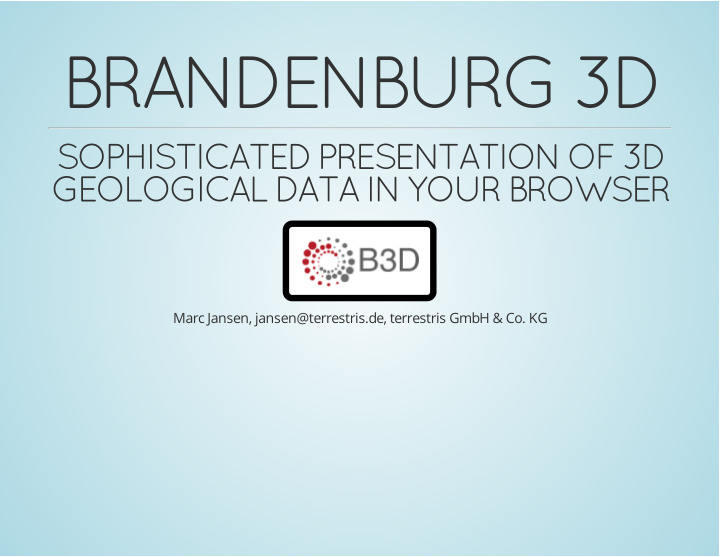 brandenburg 3d