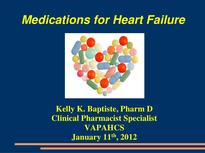 kelly k baptiste pharm d clinical pharmacist specialist