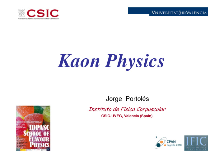 kaon physics