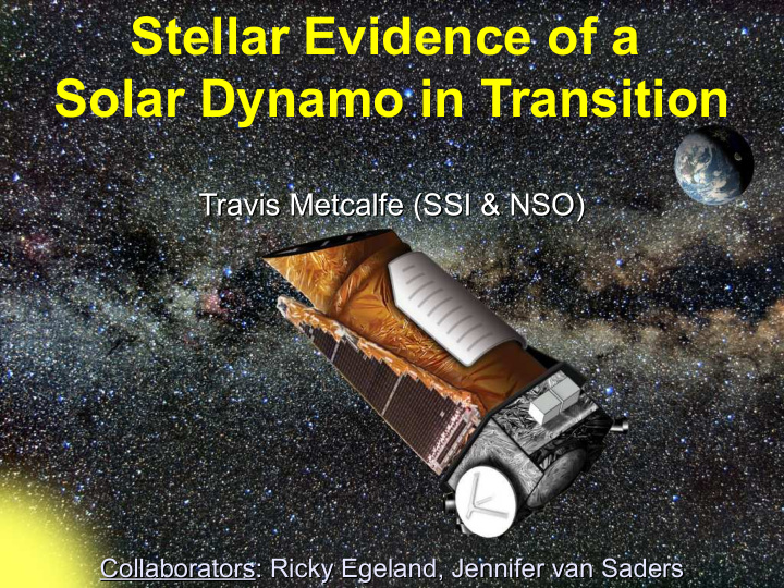 stellar evidence of a solar dynamo in transition