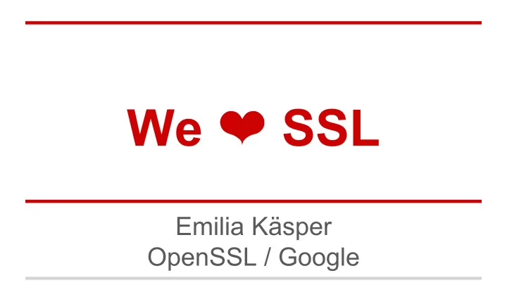 we ssl