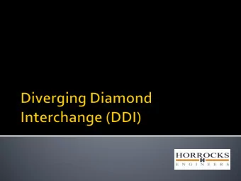 What is a DDI  Recommended Practices  Traffic Operations Analysis  Geometric Design