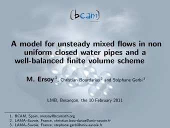 A model for unsteady mixed flows in non  uniform closed water pipes and a  well-balanced finite