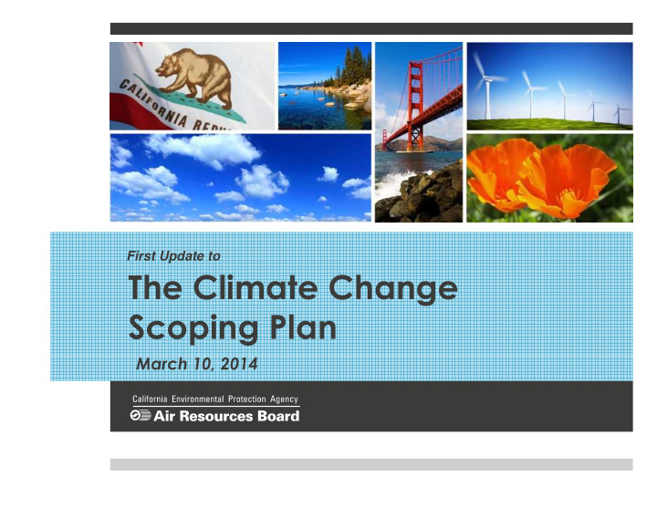 the climate change scoping plan