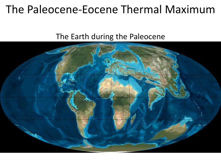 the paleocene eocene thermal maximum