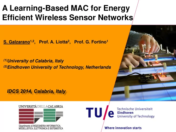 a learning based mac for energy efficient wireless sensor