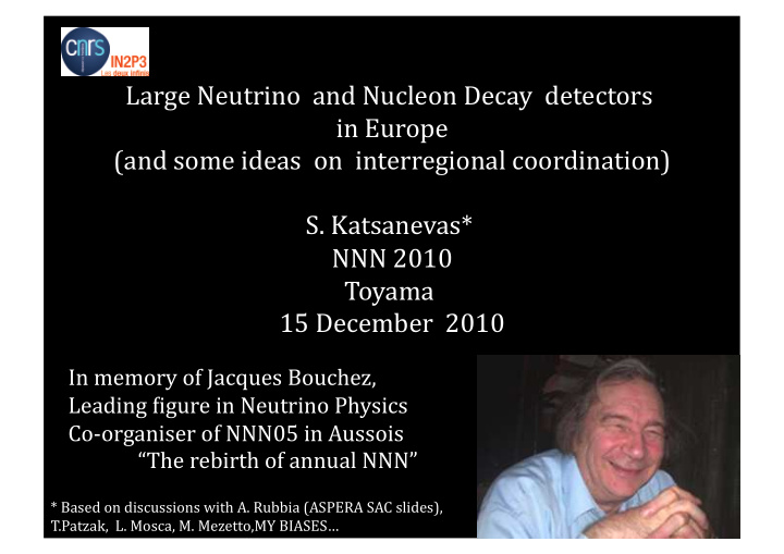 large neutrino and nucleon decay detectors in europe and