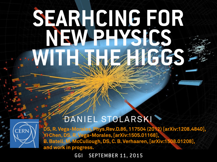 searhcing for new physics with the higgs