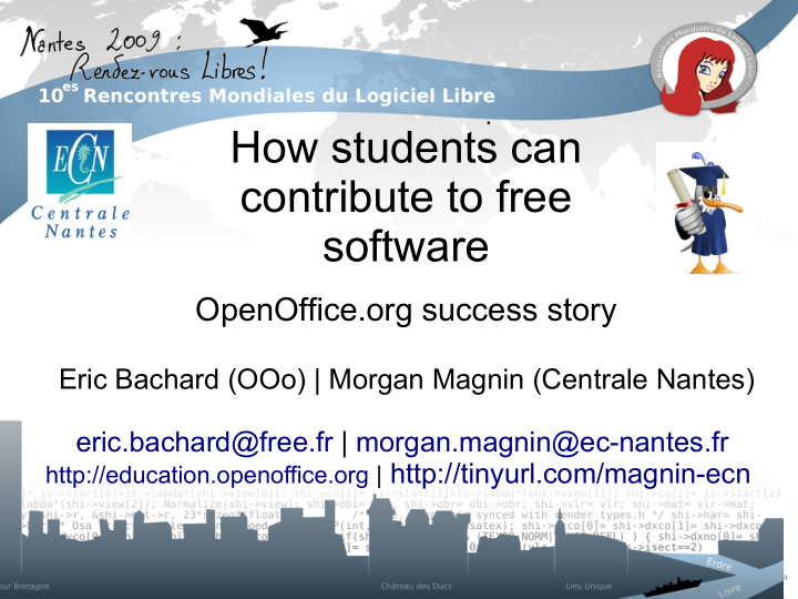 how students can contribute to free software