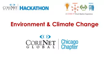 Environment &amp; Climate Change  Environment &amp; Climate Change  Chicago Chapter  The key