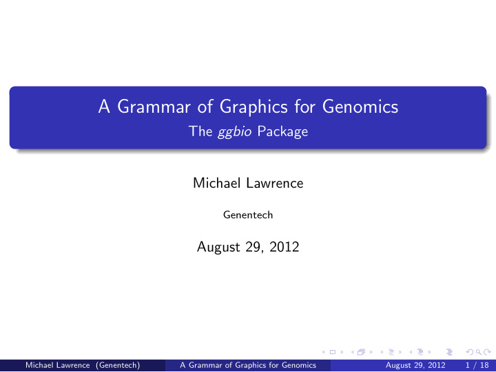 a grammar of graphics for genomics