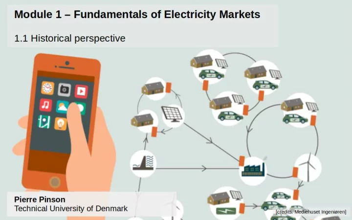 the focus is on deregulating the electricity sector