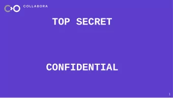 TOP SECRET  CONFIDENTIAL  1  TOP SECRET  WITCHCRAFT SECRETS  CONFIDENTIAL  2  Witchcraft Secrets