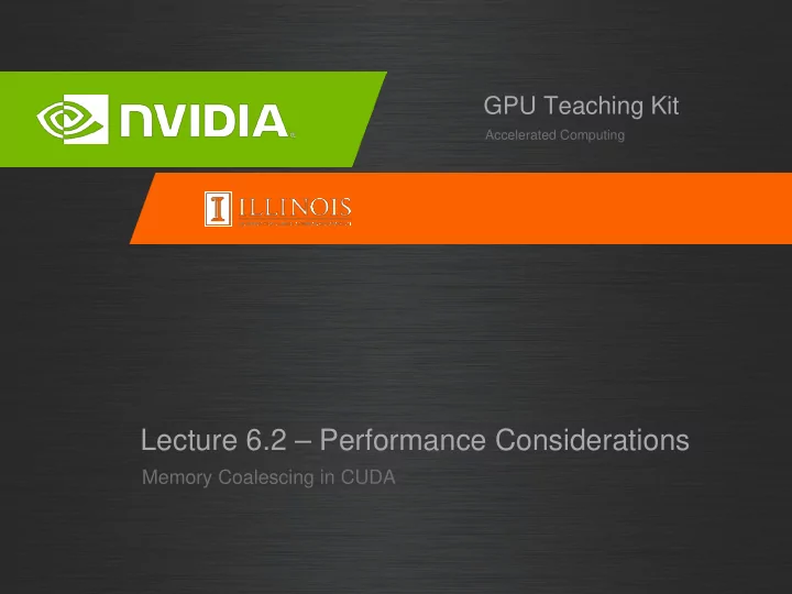 lecture 6 2 performance considerations