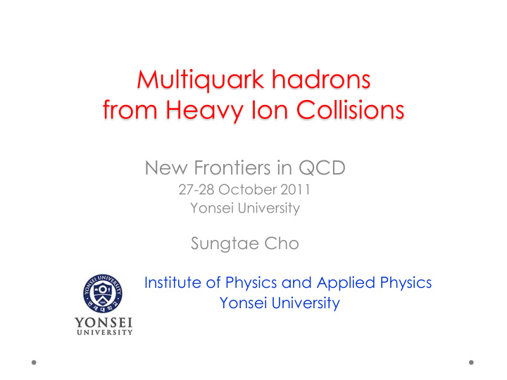 from heavy ion collisions