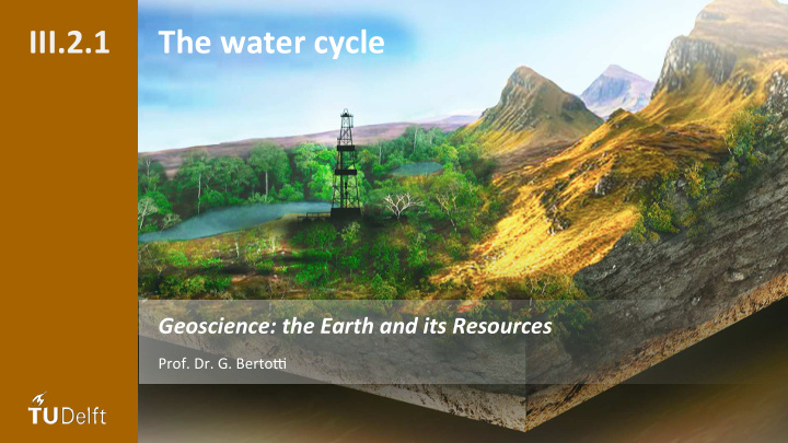iii 2 1 the water cycle
