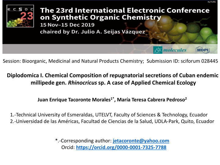 diplodomica i chemical composition of repugnatorial