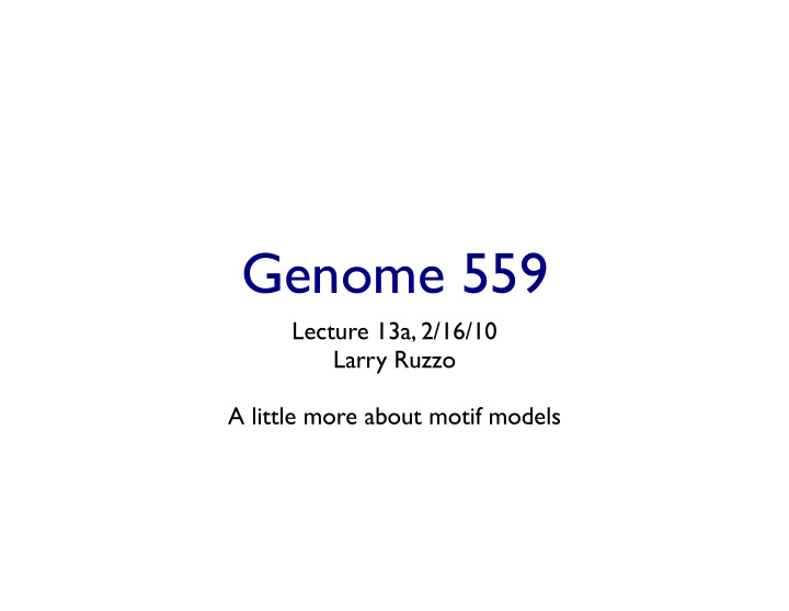 genome 559