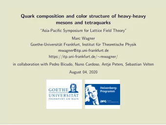 Quark composition and color structure of heavy-heavy  mesons and tetraquarks  Asia-Pacific