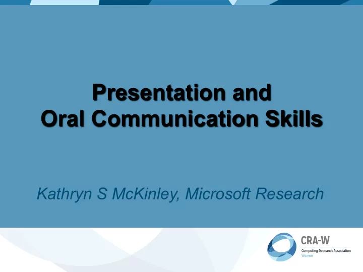 oral communication skills