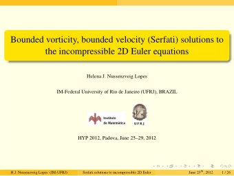 Bounded vorticity, bounded velocity (Serfati) solutions to  the incompressible 2D Euler equations