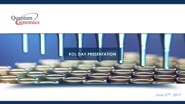 kol day presentation
