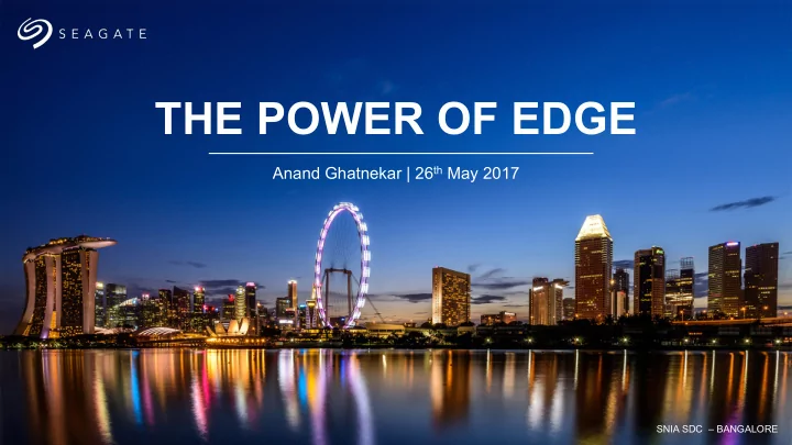 the power of edge