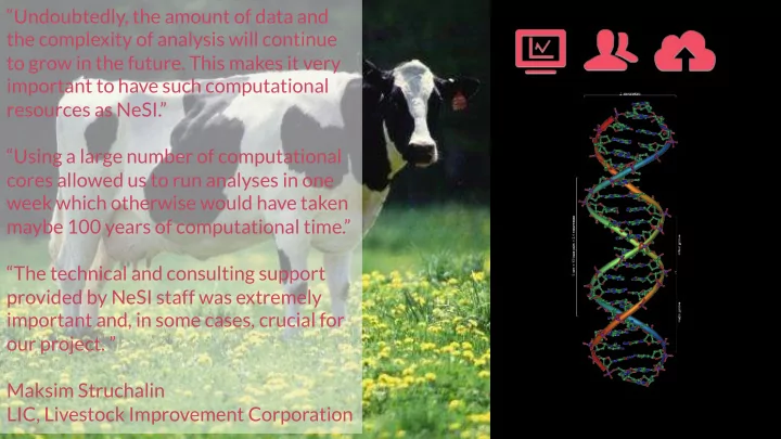 undoubtedly the amount of data and the complexity of