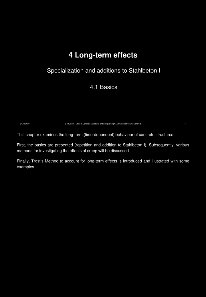 4 long term effects