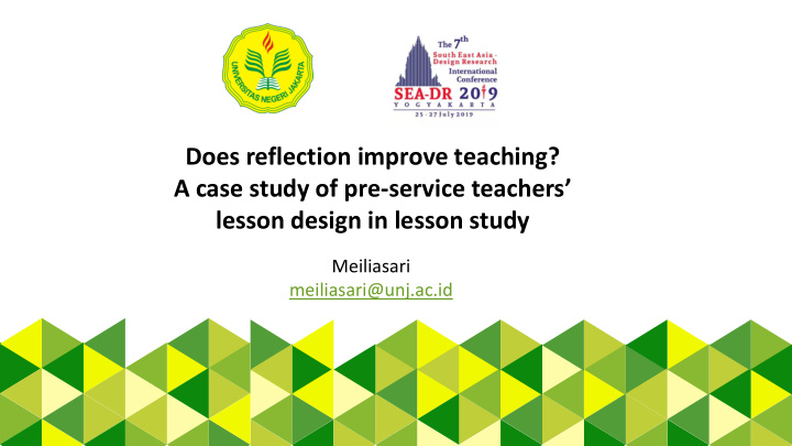 lesson design in lesson study