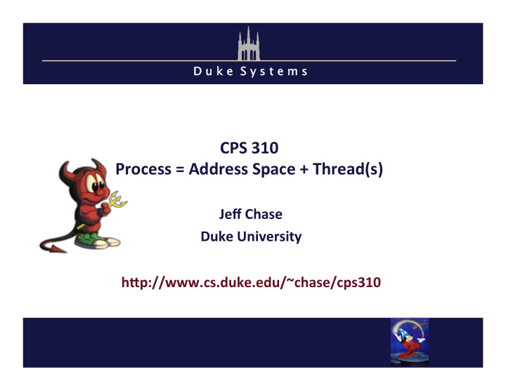 cps 310 process address space thread s