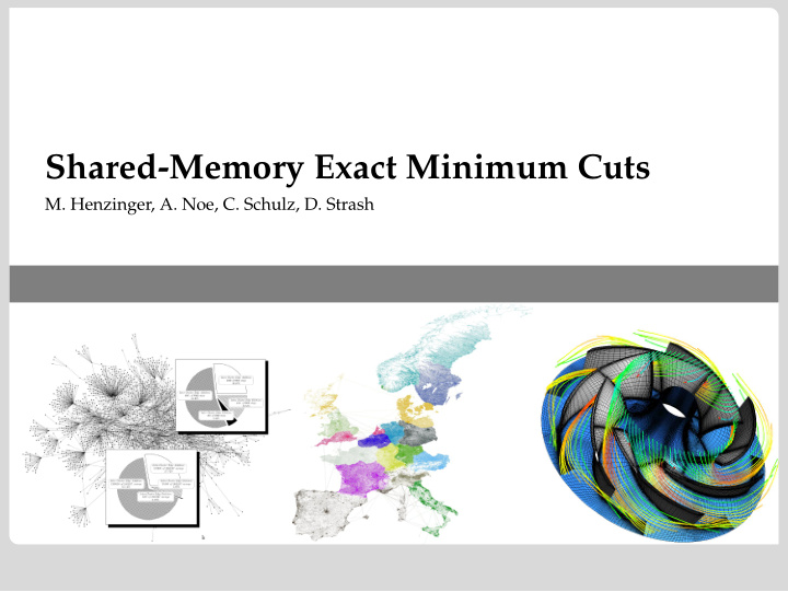 shared memory exact minimum cuts