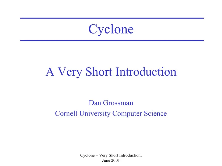 cyclone