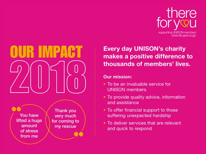 our impact 2018