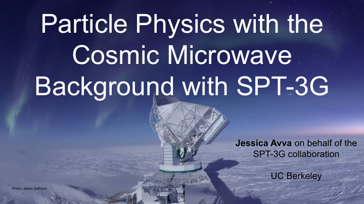 particle physics with the cosmic microwave background