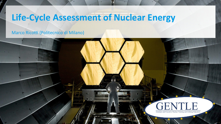 life cycle assessment of nuclear energy