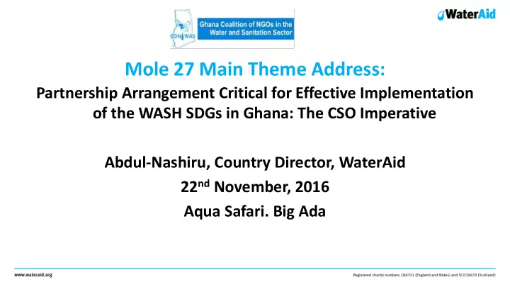 mole 27 main theme address