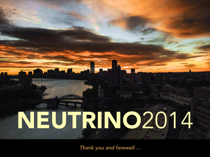 neutrino 2014