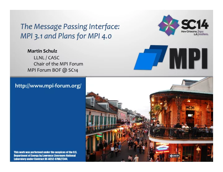 http mpi forum org