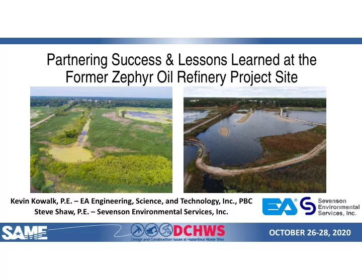 partnering success lessons learned at the former zephyr