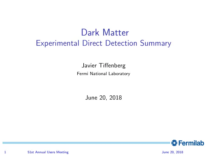 dark matter