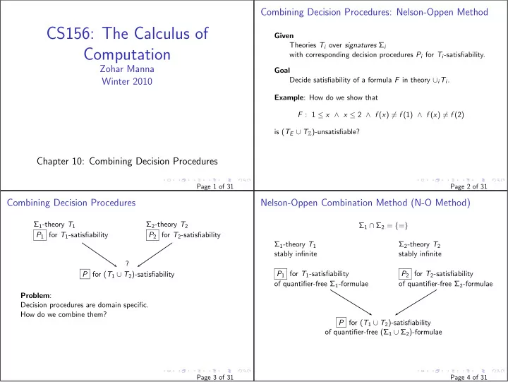 cs156 the calculus of