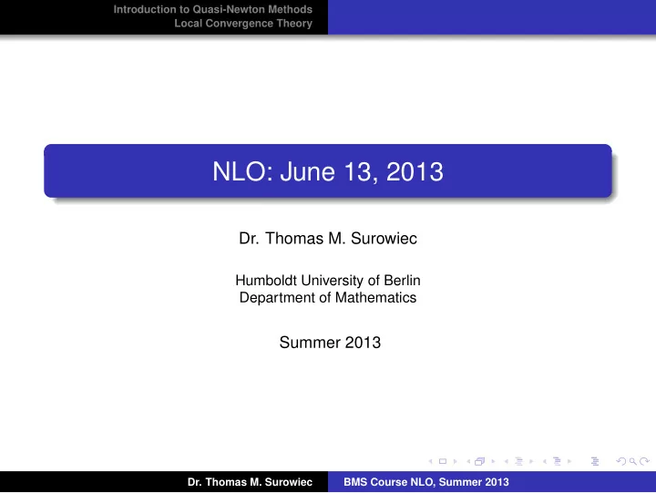 nlo june 13 2013