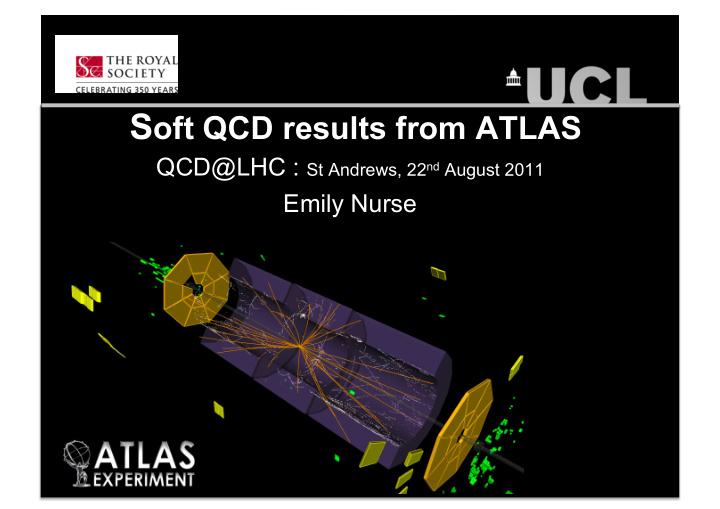 s oft qcd results from atlas