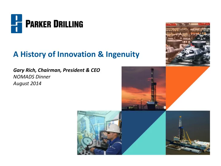 a history of innovation ingenuity