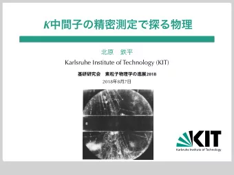 K    Karlsruhe Institute of Technology (KIT)